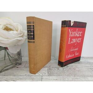 Yankee Lawyer Autobiography Ephraim Tutt 1944 Peoples Book Club Edition HCDJ BCE